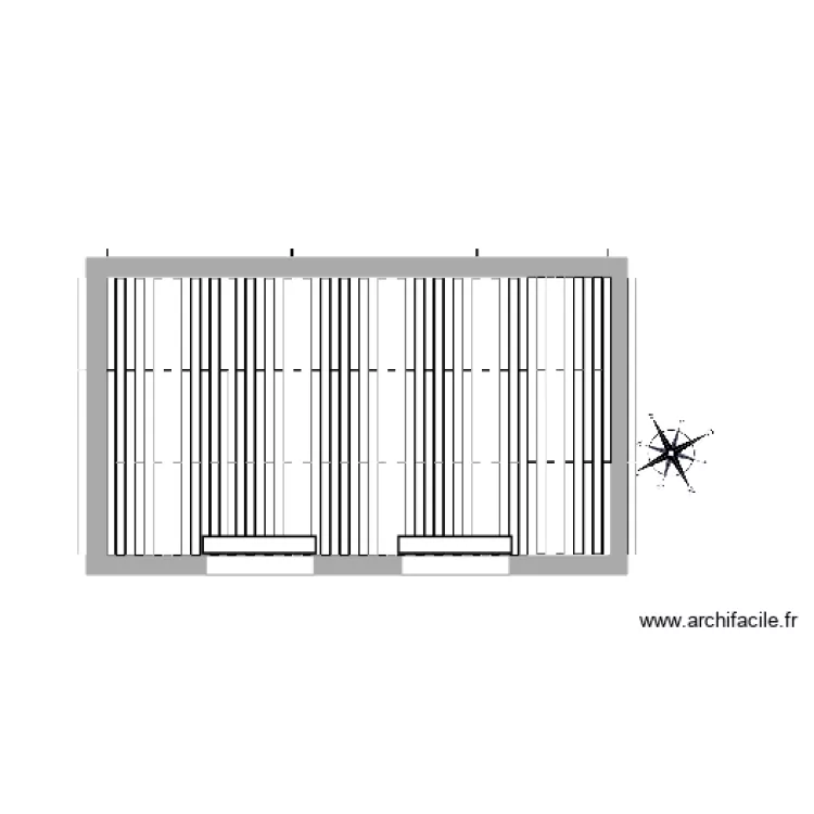 TERRASSE NIVEAU PLATELAGE 3m30. Plan de TERRASSE NIVEAU PLATELAGE 3m30. Plan de