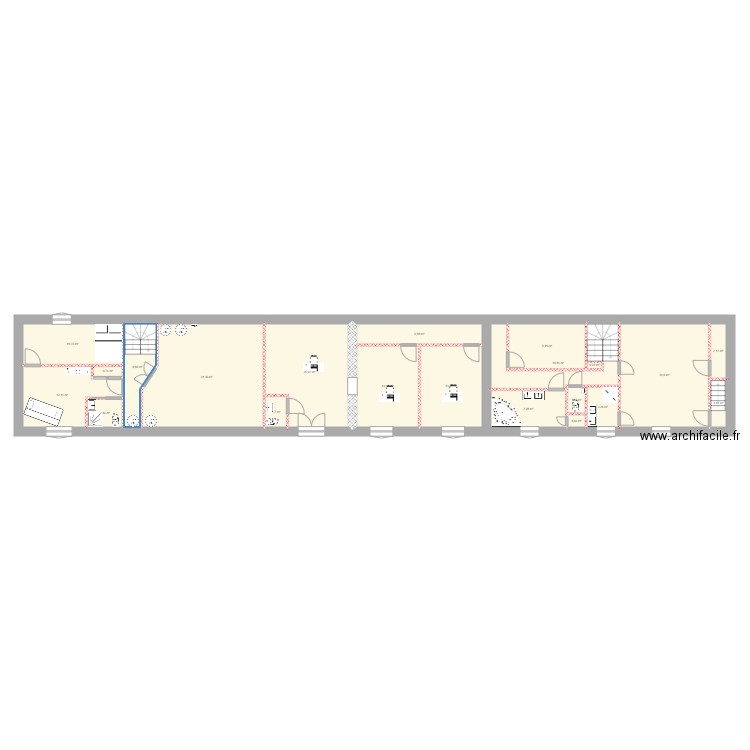 18 BV à modifier RDC. Plan de 0 pièce et 0 m2