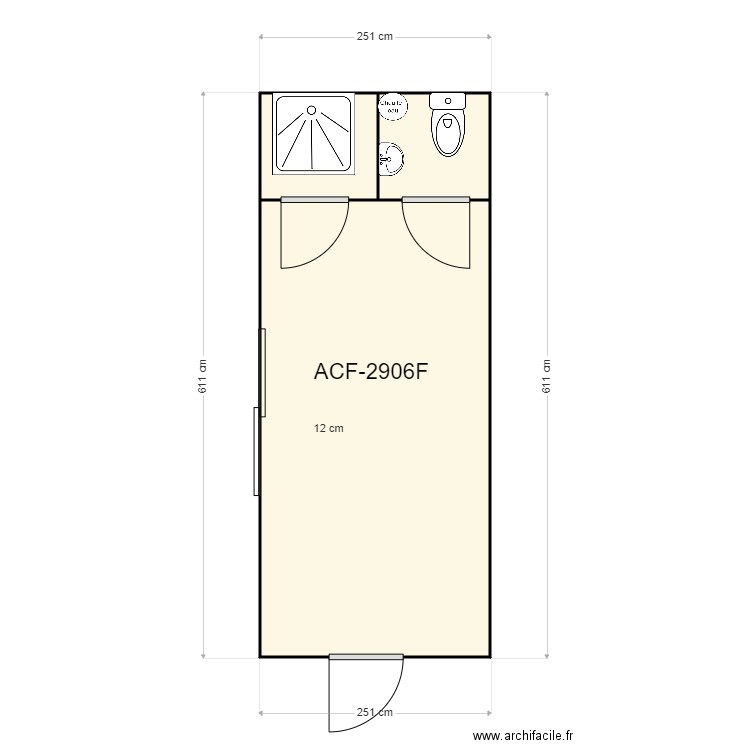 ACF2906F. Plan de 0 pièce et 0 m2