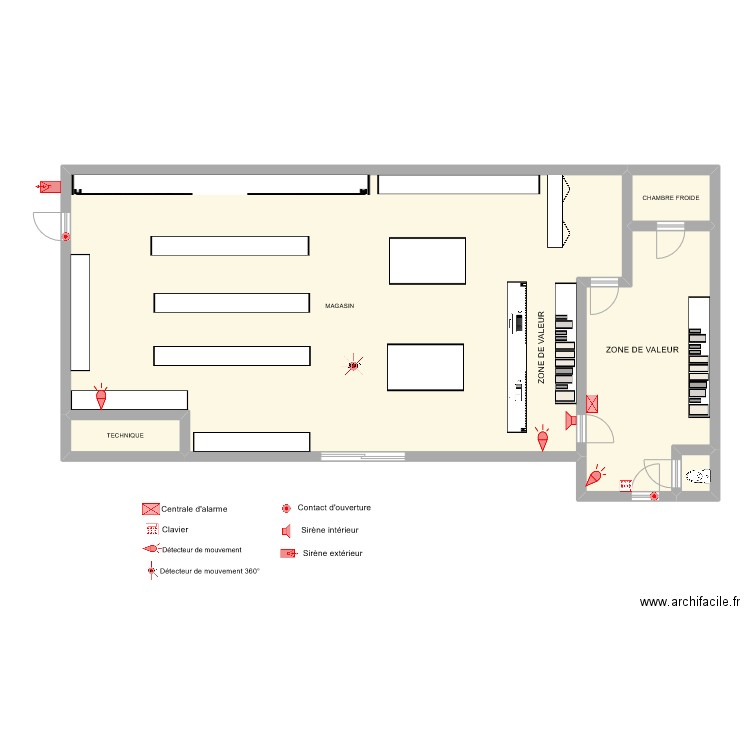 VIVAL SAINT ANDRE D'APCHON ALARME. Plan de 0 pièce et 0 m2