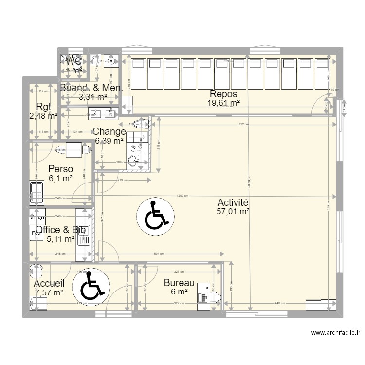 SANARY Projet URBA Meublé SS ext V ArL 310522. Plan de 10 pièces et 115 m2