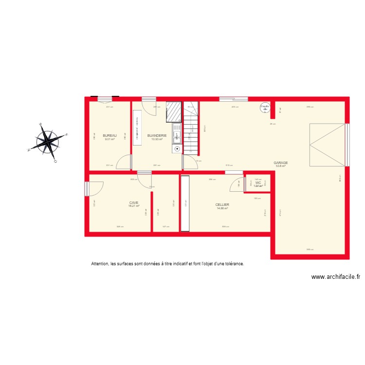 BI2786 SOUS SOL COTE. Plan de 0 pièce et 0 m2