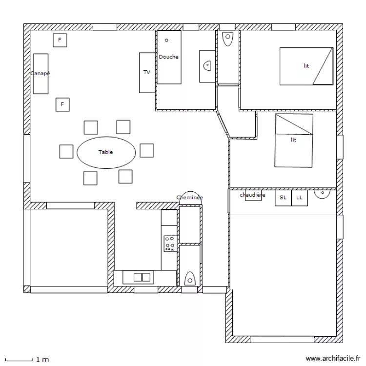 maison 1. Plan de maison 1. Plan de