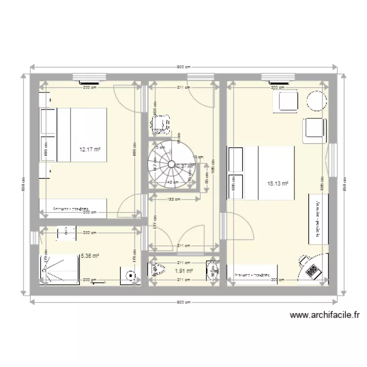 Ardillier 9m 6m5. Plan de 