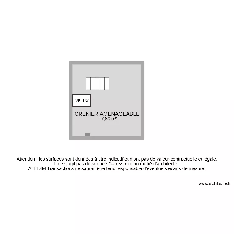 BI 6745 GRENIER. Plan de 