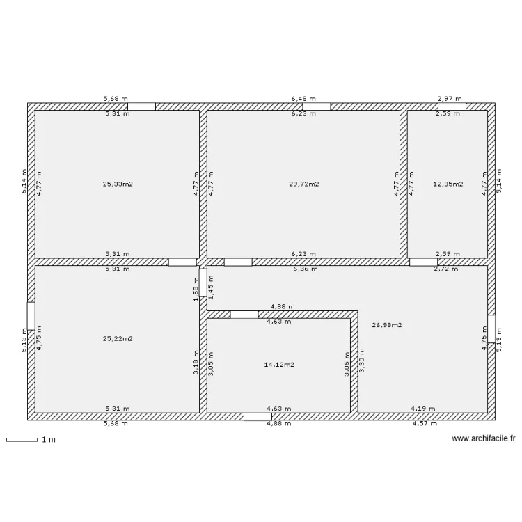 plan du 1 er etage. Plan de 