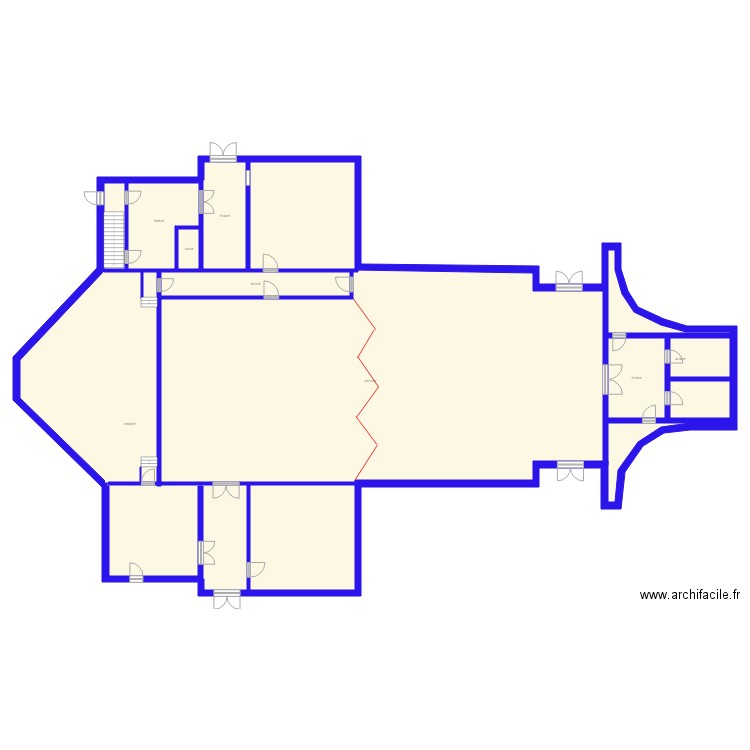 plan évacuation Rdc STE. Plan de 0 pièce et 0 m2