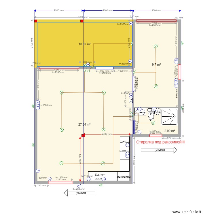 Klin Gadjieva. Plan de 0 pièce et 0 m2