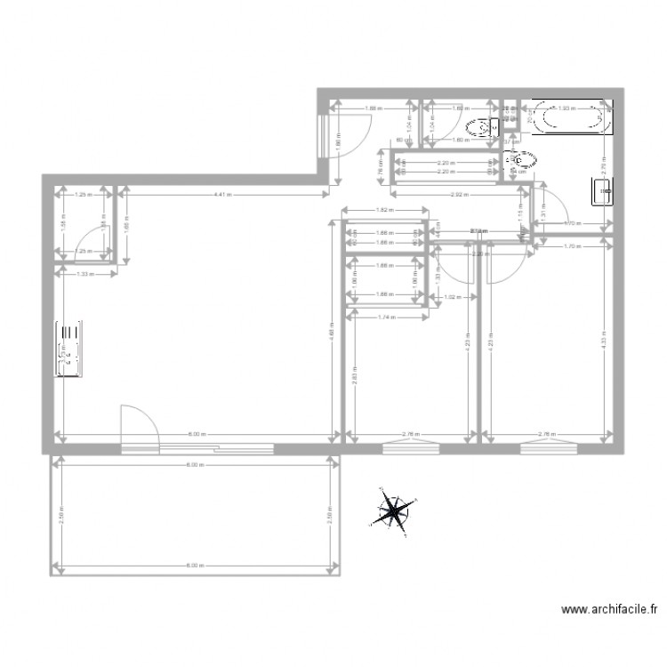 Plan. Plan de 0 pièce et 0 m2