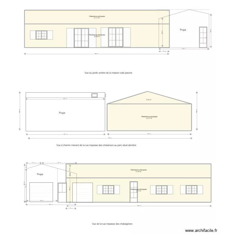 plan en coupe garage. Plan de 