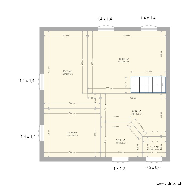 MARCHAND Plan 13 pièces 114 m2 dessiné par loicdesormeaux