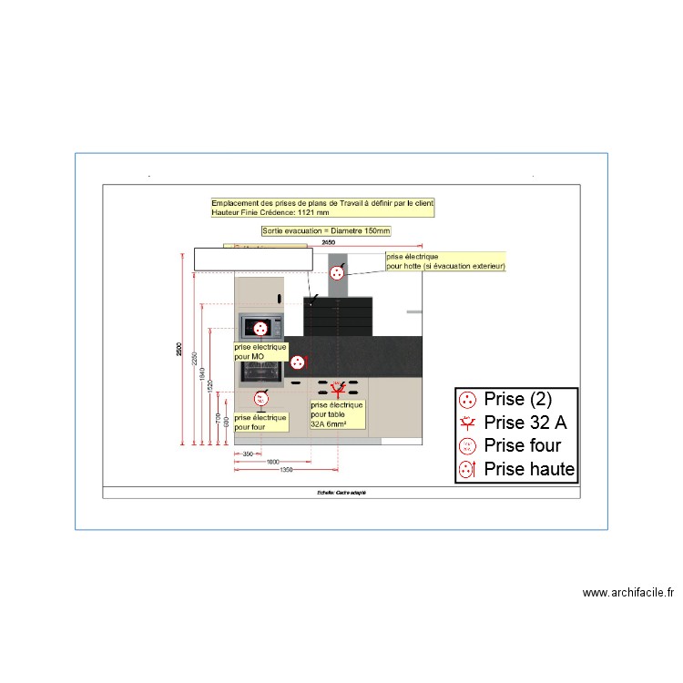 tissandie plan cuisine 1. Plan de 0 pièce et 0 m2