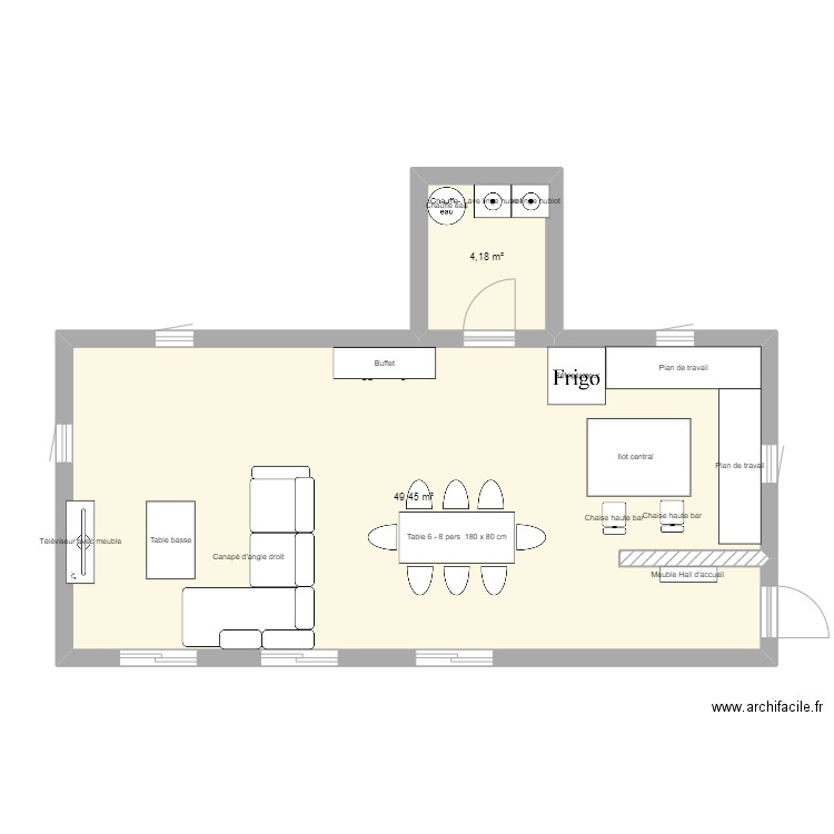 Idée Lucas salon n°14. Plan de 0 pièce et 0 m2