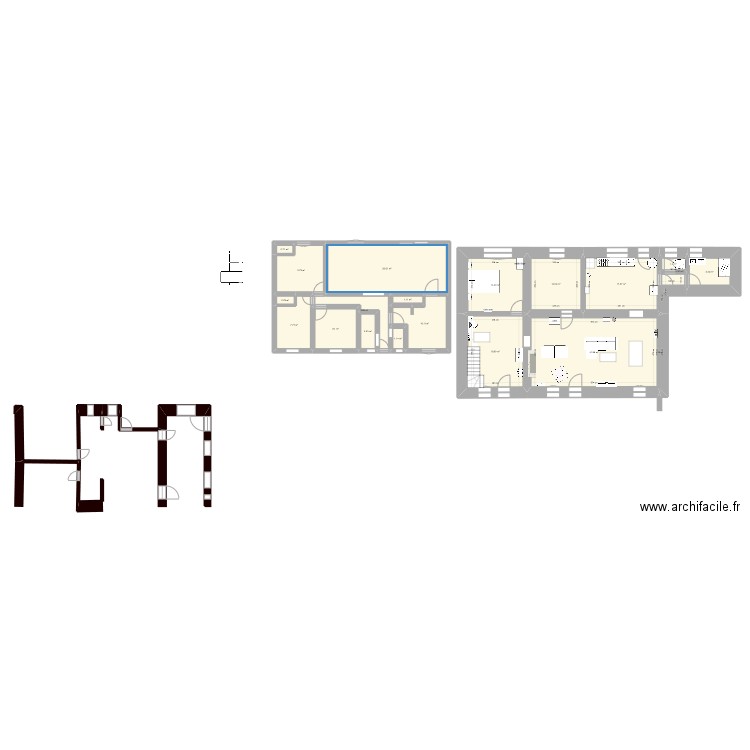 La Chapelle-Viviers 2. Plan de 0 pièce et 0 m2