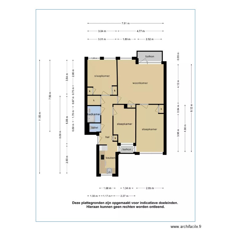 Hendrik de Buynstraat - Original. Plan de 0 pièce et 0 m2