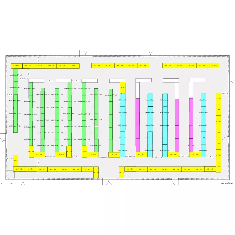 Grand gymnase neufgrange 2016. Plan de 