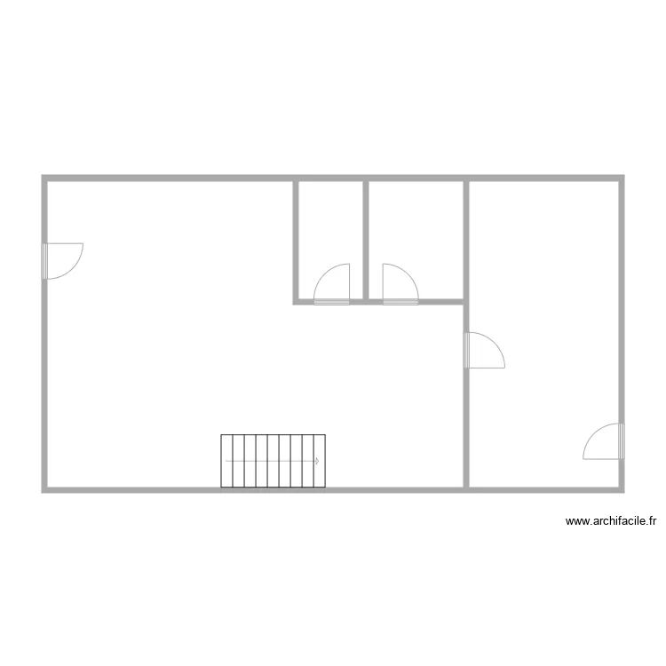 Rez courri&egrave;re. Plan de 