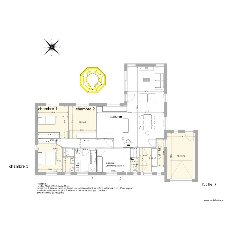 plan douds DIMANCHE modifs placards chambres 1. Plan de 0 pièce et 0 m2 plan douds DIMANCHE modifs placards chambres 1. Plan de 0 pièce et 0 m2