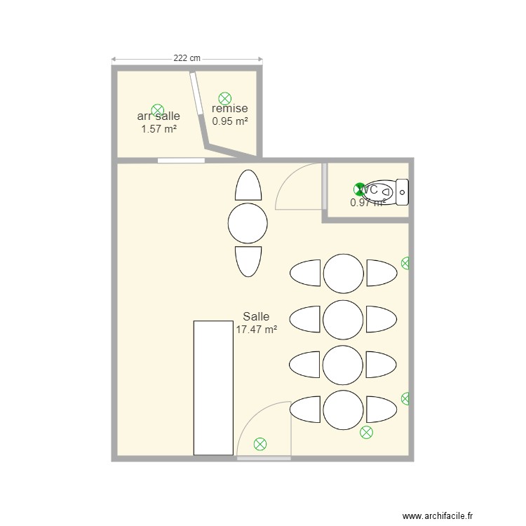 Buns Paris. Plan de 0 pièce et 0 m2