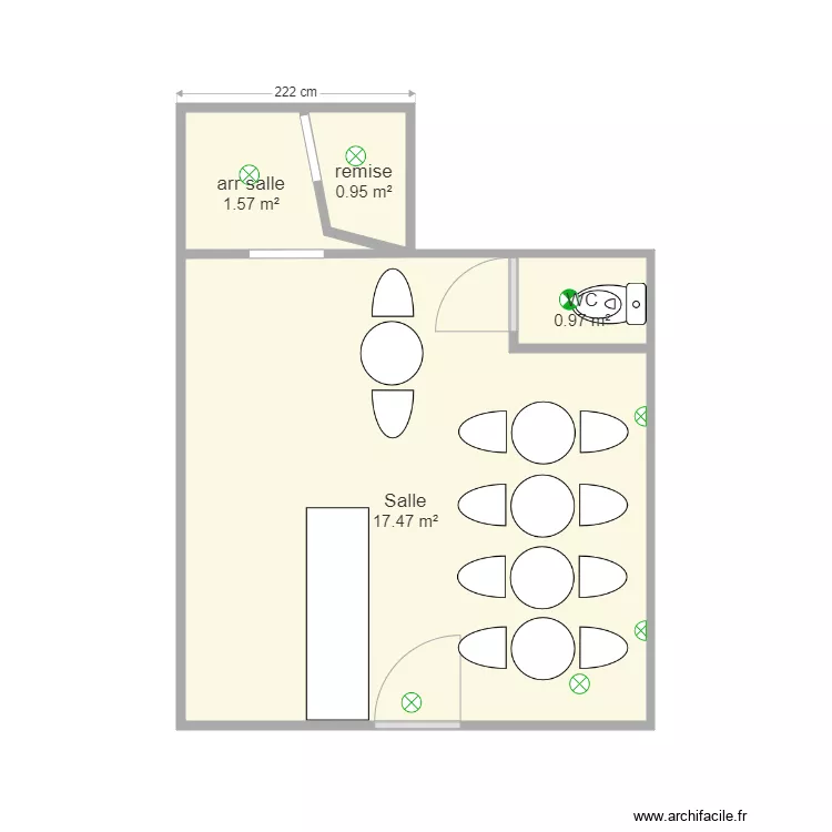 Buns Paris. Plan de 