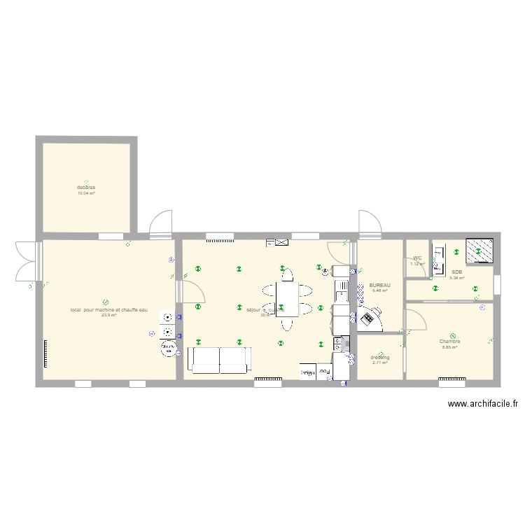 PLAN CLIENT GATTEAU 1. Plan de 0 pièce et 0 m2