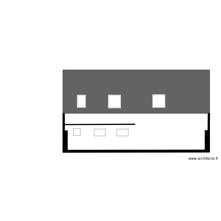 barOC facade nord. Plan de 0 pièce et 0 m2
