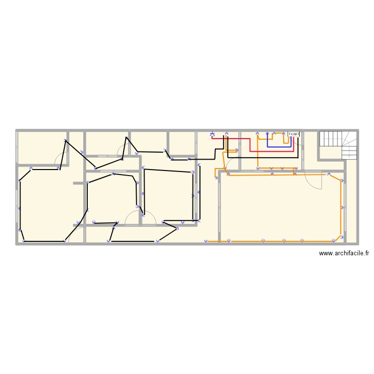 PLANO TACORRIENTES. Plan de 12 pièces et 131 m2