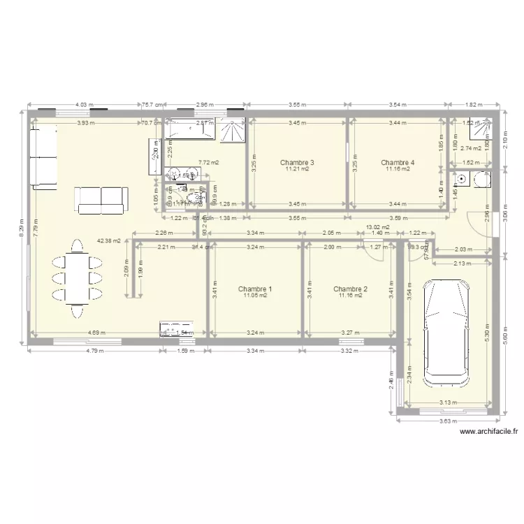 Maison Bellevue Optimis&eacute;e. Plan de 