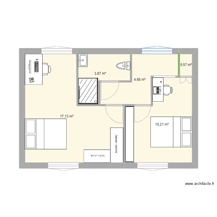 nouvel étage. Plan de 0 pièce et 0 m2
