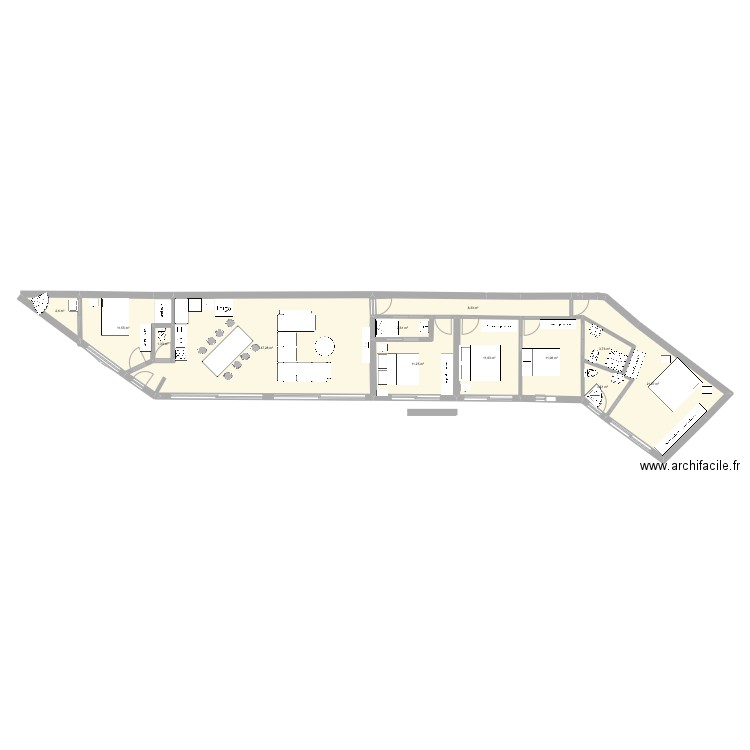  Plan vincent 5 chambres sans buanderie. Plan de 0 pièce et 0 m2