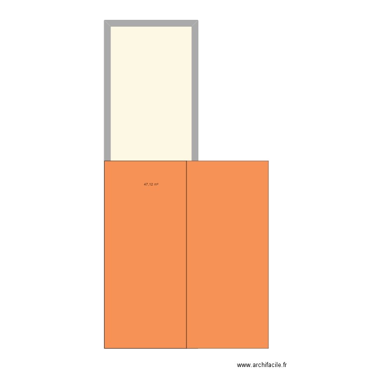 GARAGE GRAYAN. Plan de 1 pièce et 47 m2