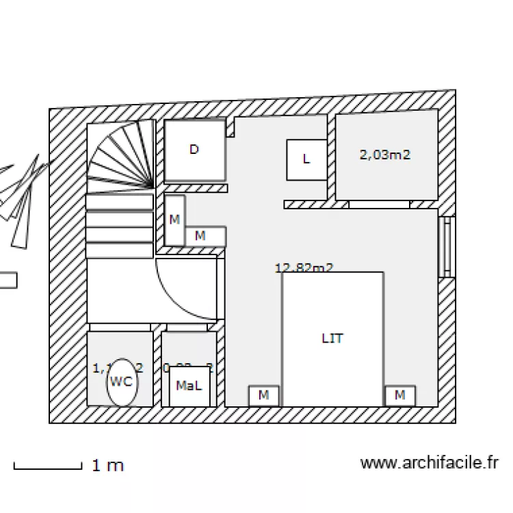 ETAGE TEST 2. Plan de 