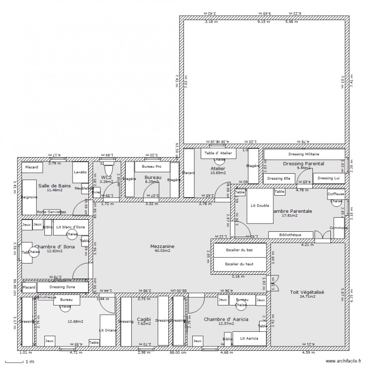 N1 Essai6. Plan de 0 pièce et 0 m2