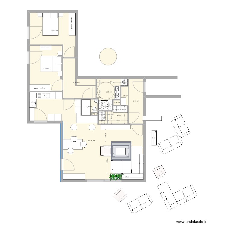 LIGNE BLEUE 9. Plan de 0 pièce et 0 m2