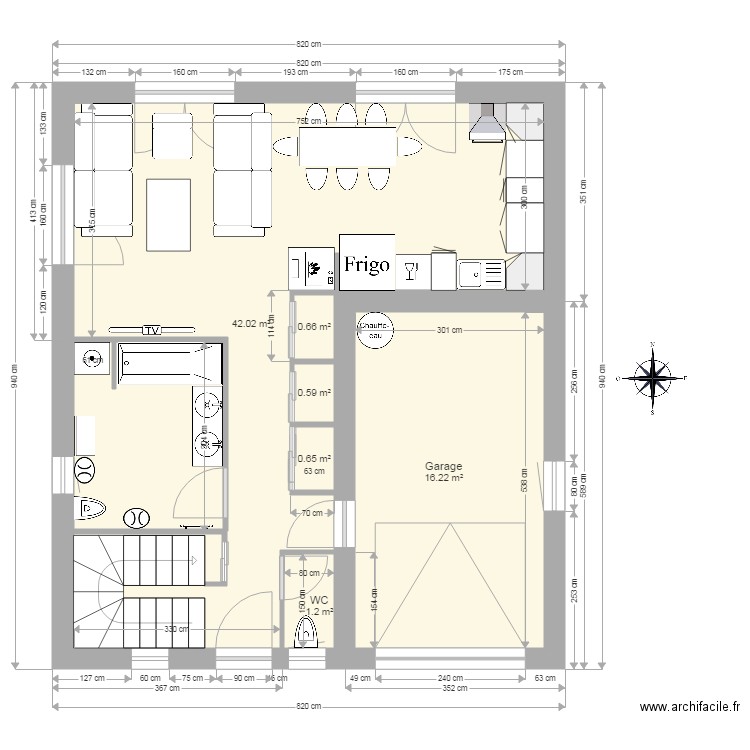 Plan Maison RDS. Plan de 0 pièce et 0 m2