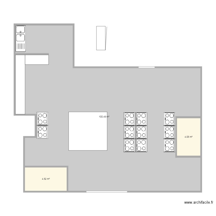 CUISINE 1. Plan de 0 pièce et 0 m2