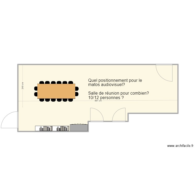 Salle de réunion 416. Plan de 0 pièce et 0 m2