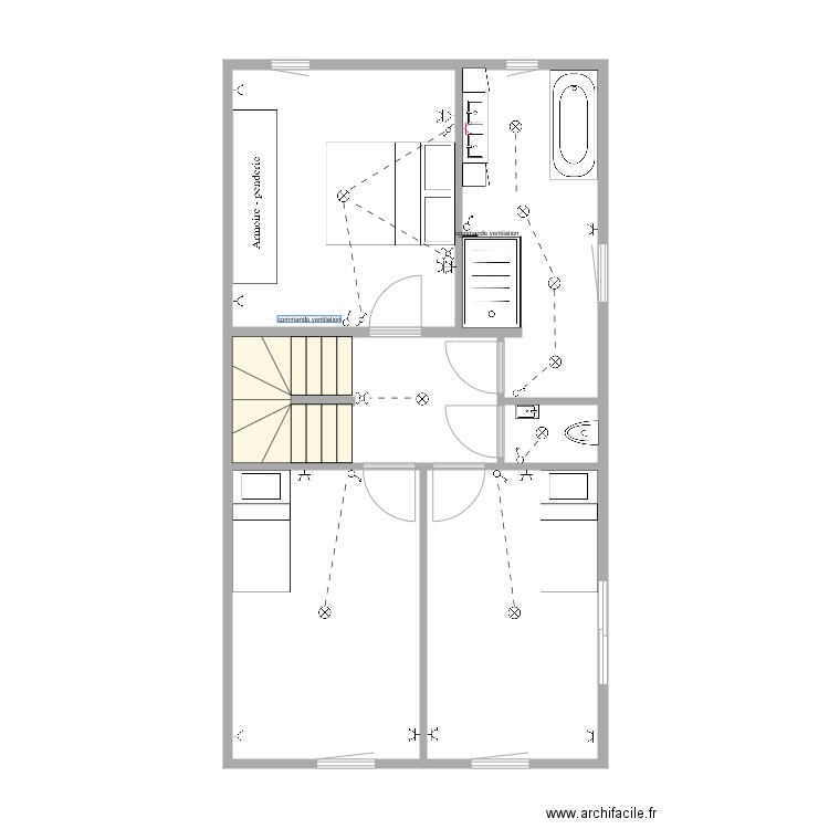 maison Andy étage. Plan de 0 pièce et 0 m2