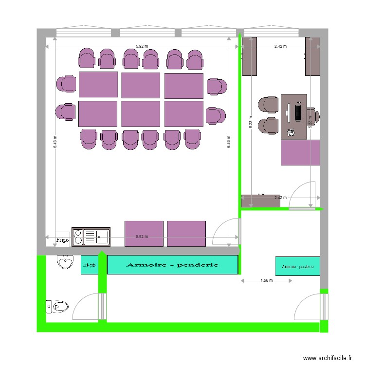 TRAVAUX MAIRIE 2. Plan de 0 pièce et 0 m2