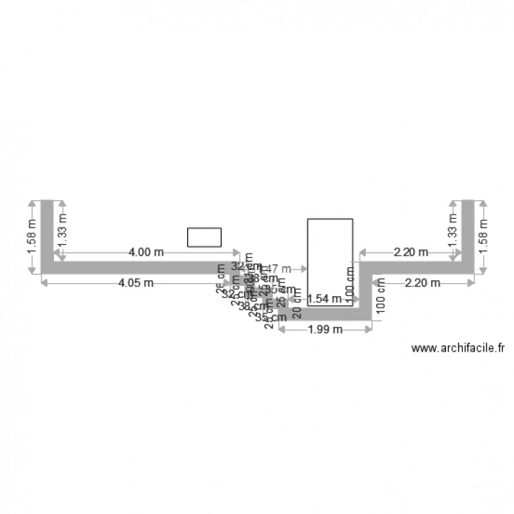 Eingang zur Keller. Plan de 0 pièce et 0 m2