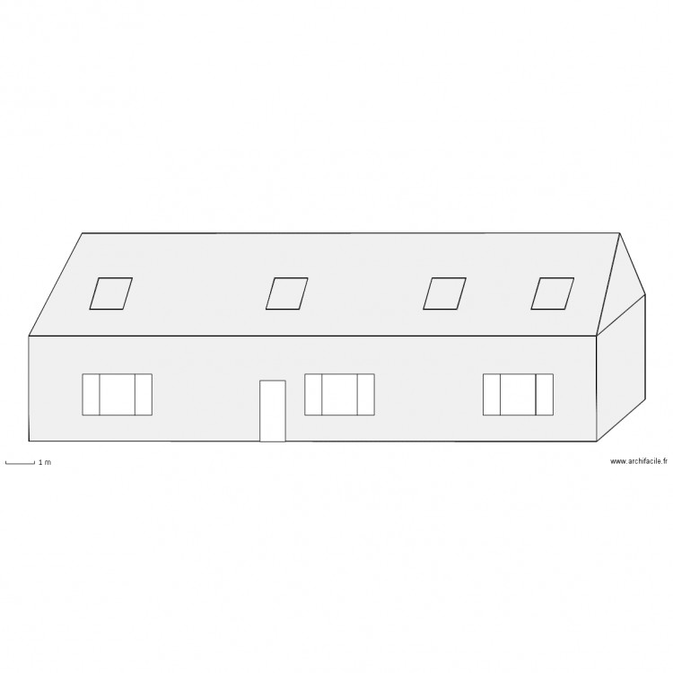 Facade AV. Plan de 0 pièce et 0 m2