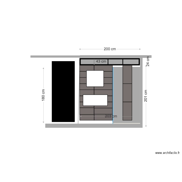 sdb verriere tisserant . Plan de 0 pièce et 0 m2