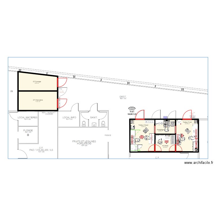 St Germain du Bois. Plan de 0 pièce et 0 m2
