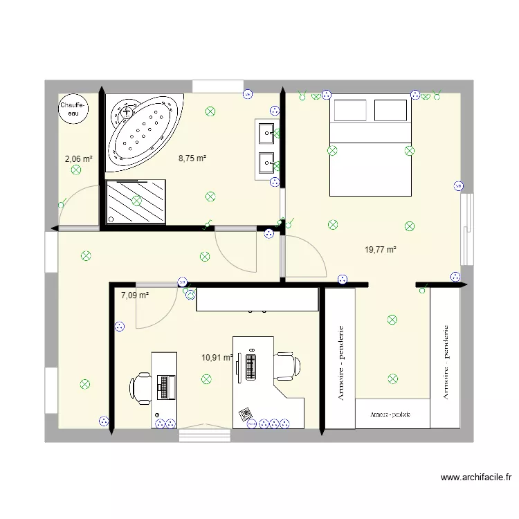 suite marmande 1. Plan de 