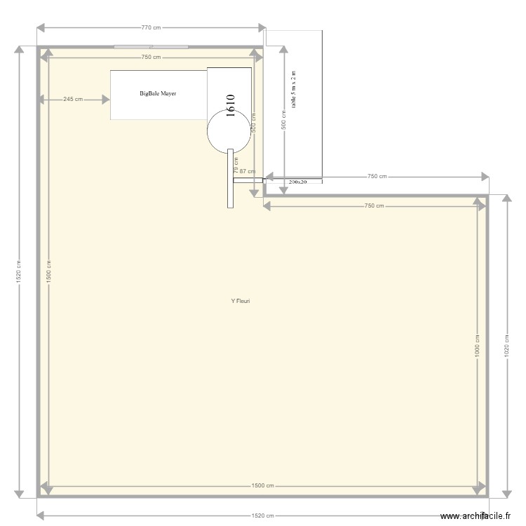 y fleury 3. Plan de 0 pièce et 0 m2