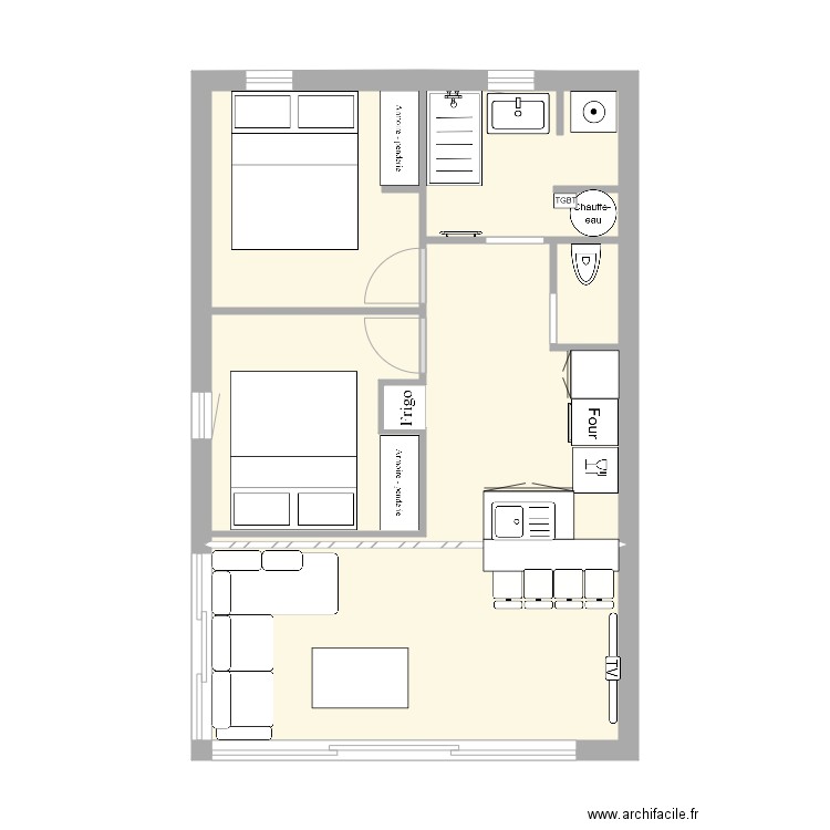 villa cap cuisine 1. Plan de 0 pièce et 0 m2
