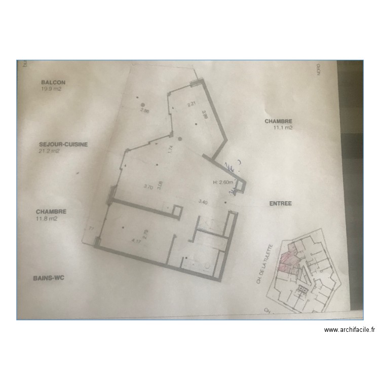 anca gradelle. Plan de 0 pièce et 0 m2