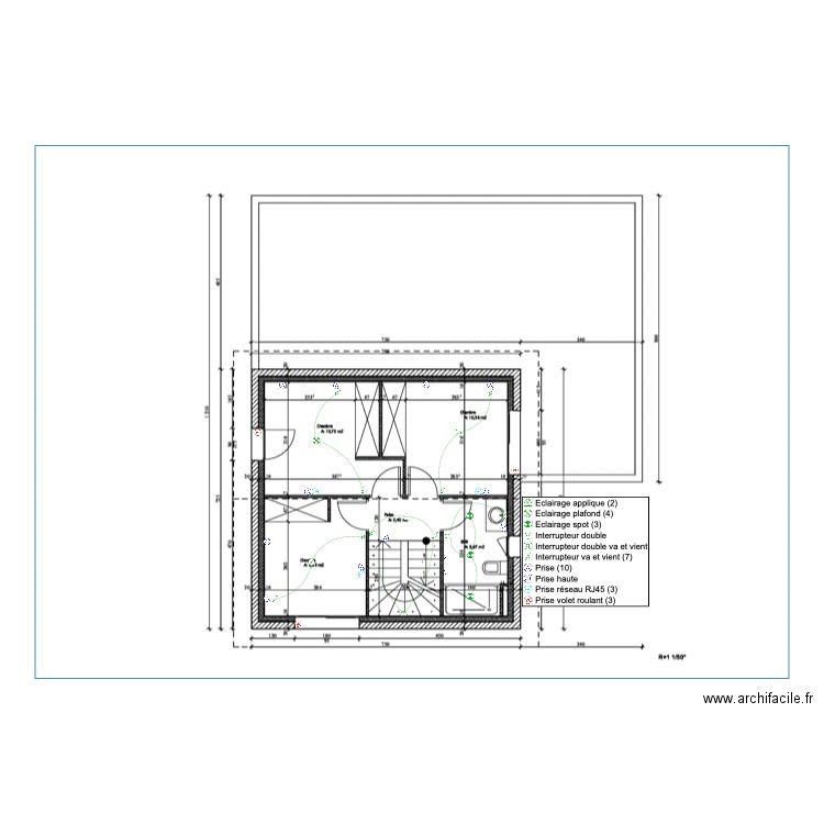 patrick R+1. Plan de 0 pièce et 0 m2