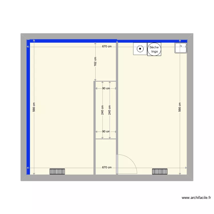 C&eacute;cile 5 mesures. Plan de 
