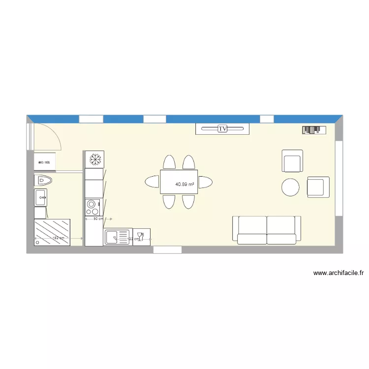 garage Ch&eacute;loup 2. Plan de 
